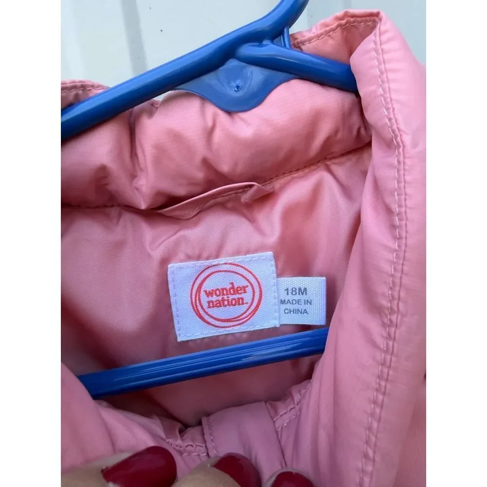 Wonder Nation Health Tex Bundle Of 2 Puffer Vests Size 18 Months